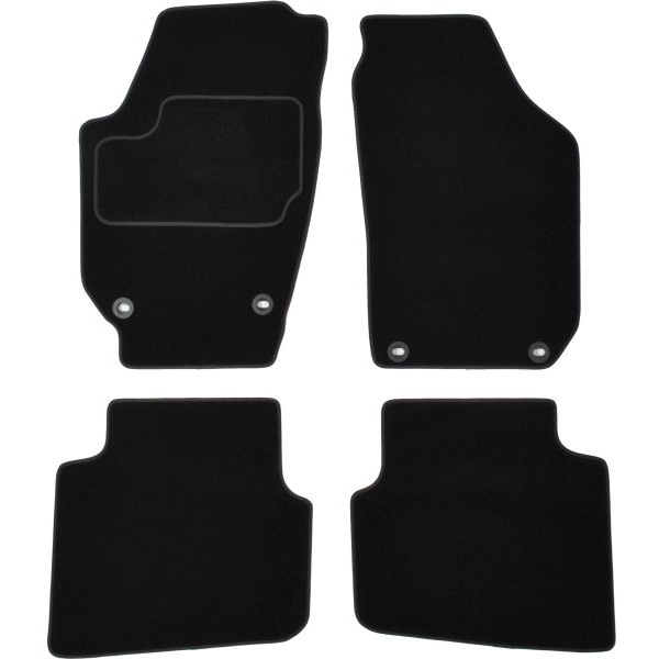 Set Covorase Auto Mocheta Fata + Spate Mammooth Skoda Roomster 2006-2015 Negru MMT A041 SKO95 PRM 01